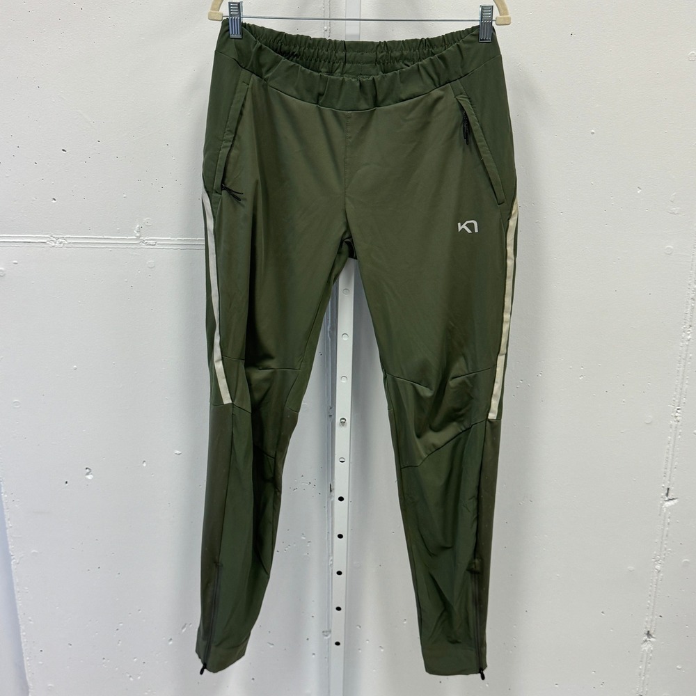 Kari Traa Thale Training Pant Women's Olive Green High Rise Outdoor Tapered Med